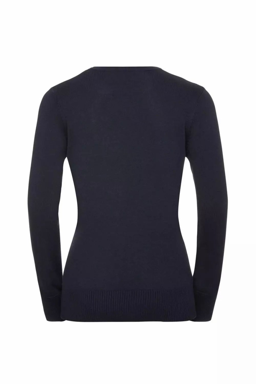 Sweatshirts & Sweaters * | Russell Womens/Ladies Cotton Acrylic Crew Neck Sweater French Navy