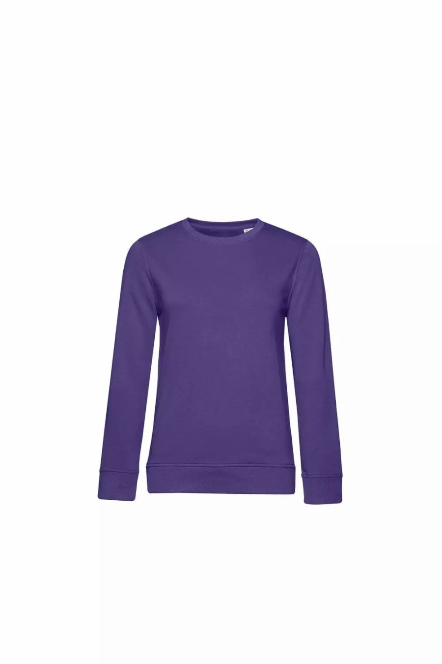 Sweatshirts & Sweaters * | B&C B&C Womens/Ladies Organic Sweatshirt ( ) Radiant Purple