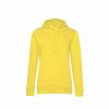 Sweatshirts & Sweaters * | B&C B&C Womens/Ladies Organic Hoodie ( ) Blazing Yellow