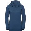 Sweatshirts & Sweaters * | Russell Ladies Authentic Melange Hoodie ( ) Ocean Melange