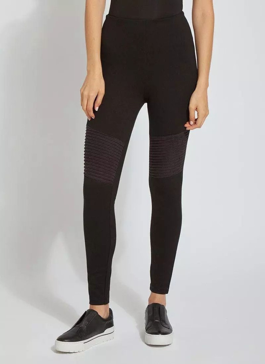 Bottoms * | Lysse Bonfire Moto Legging Black