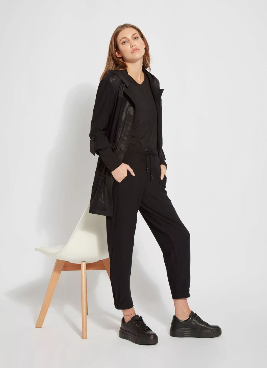 Bottoms * | Lysse Julia Crop Jogger 25 Inseam Black