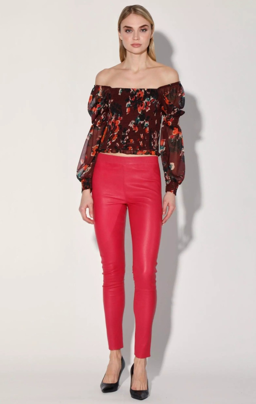 Bottoms * | Walter Baker Roxanna Pant Cerise