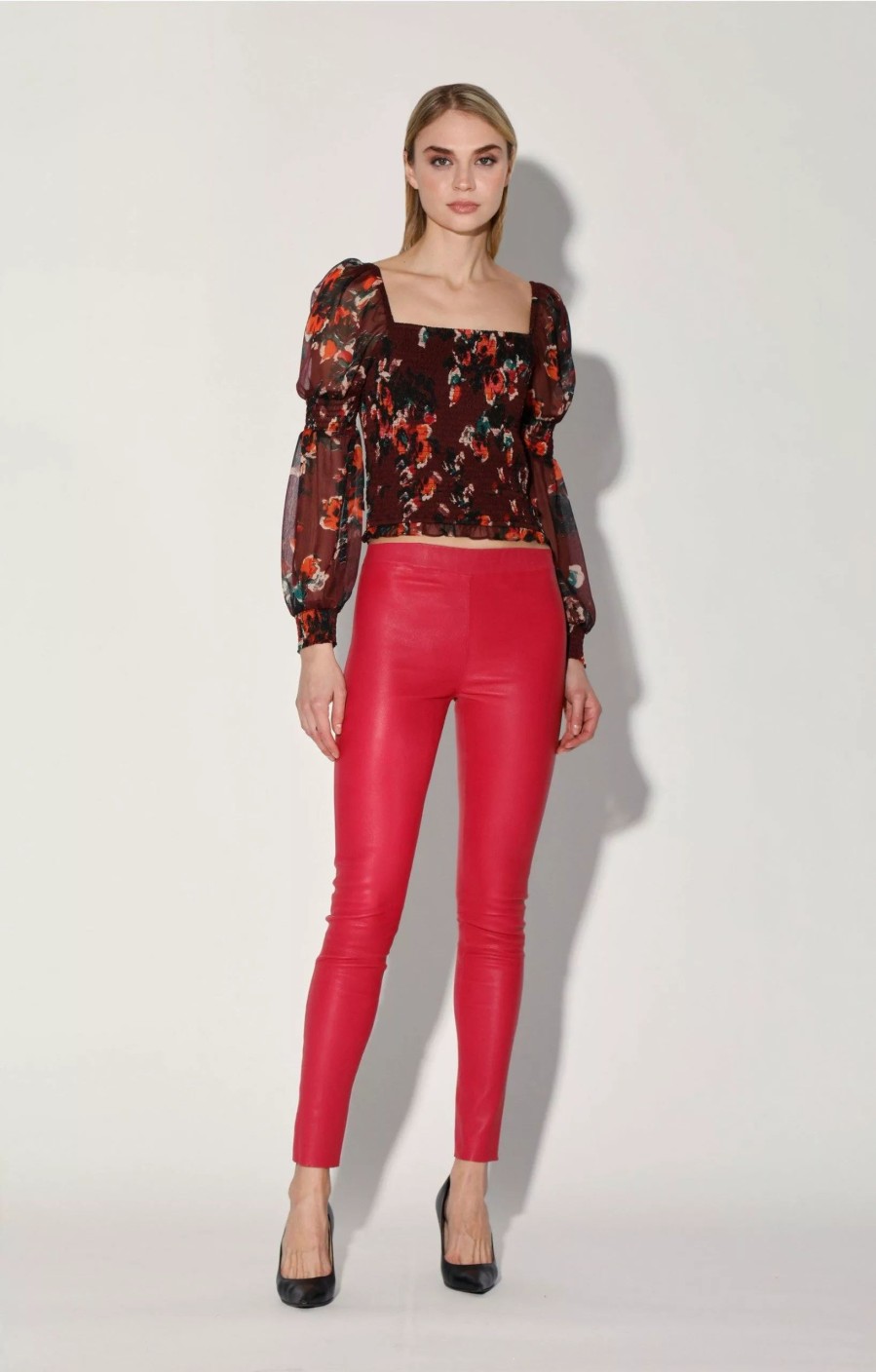 Bottoms * | Walter Baker Roxanna Pant Cerise