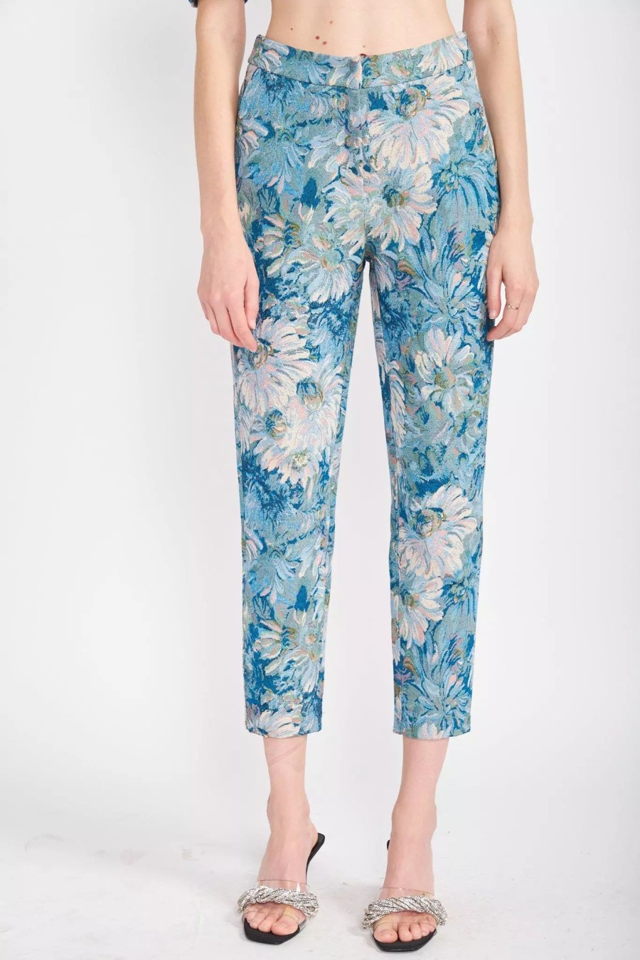 Bottoms * | En Saison Alexandra Trousers Blue