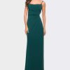 Dresses * | La Femme Prom Dress With Side Cut Out And High Side Slit