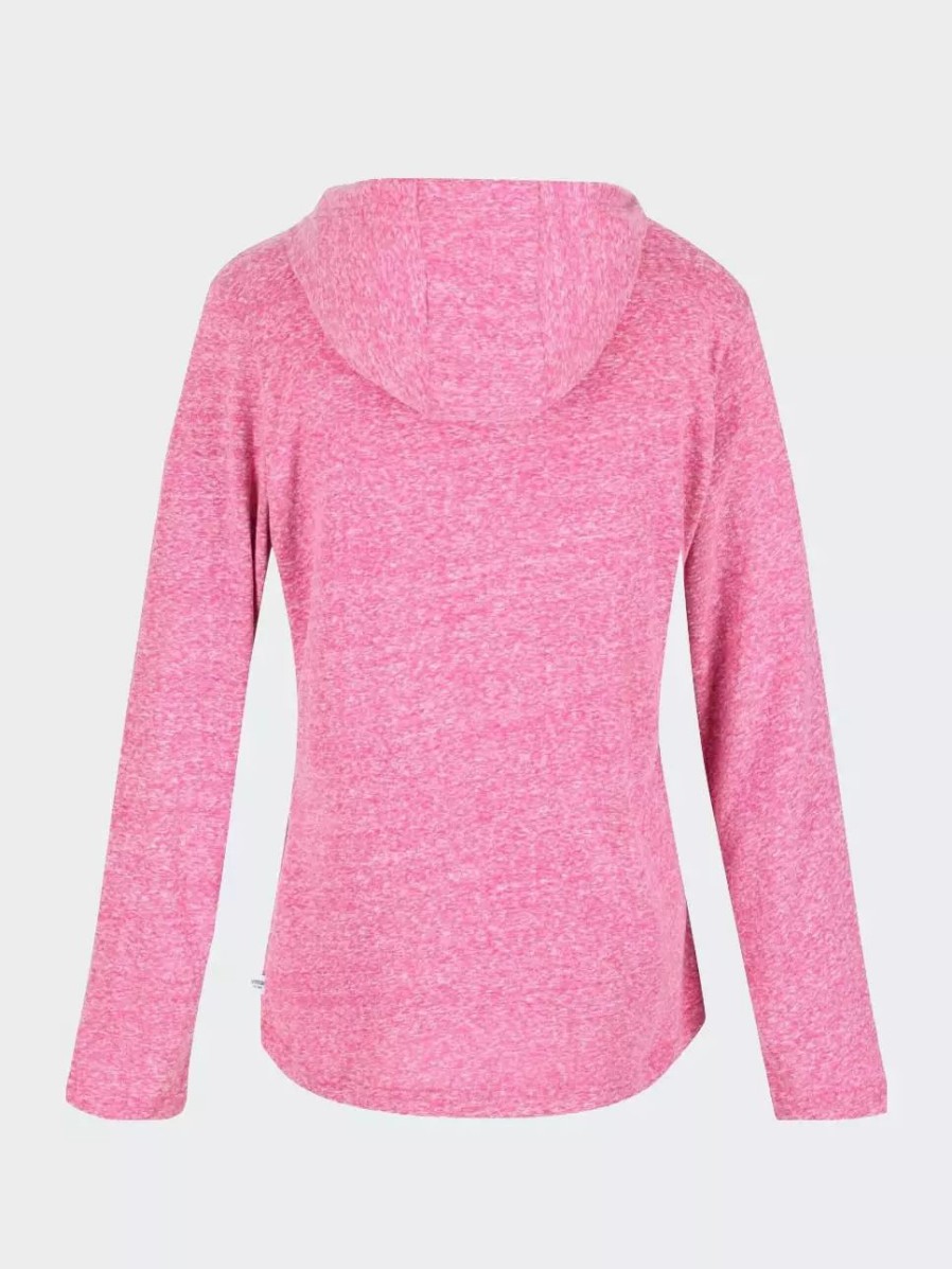 Sweatshirts & Sweaters * | Regatta Womens/Ladies Maelys Marl Hoodie Fuchsia