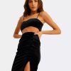 Bottoms * | Undress Code Milk And Honey Skirt Black