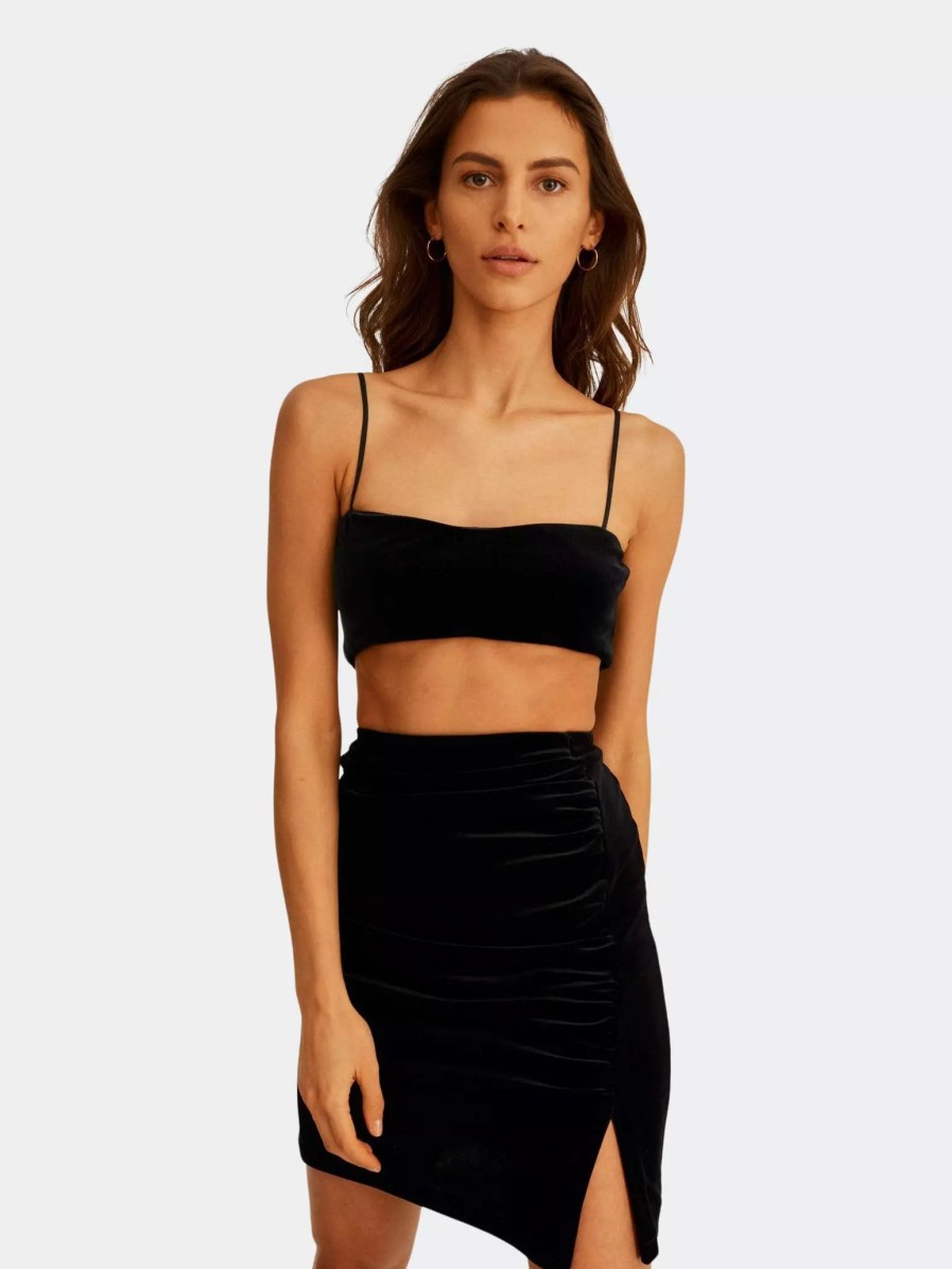 Bottoms * | Undress Code Milk And Honey Skirt Black