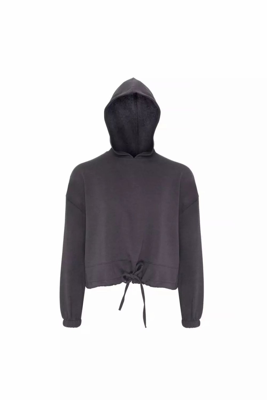 Sweatshirts & Sweaters * | Tridri Womens/Ladies Cropped Oversize Hoodie ( ) Charcoal