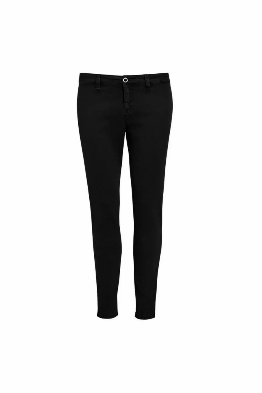 Bottoms * | Sols Womens/Ladies Jules Chino Trousers ( ) Black