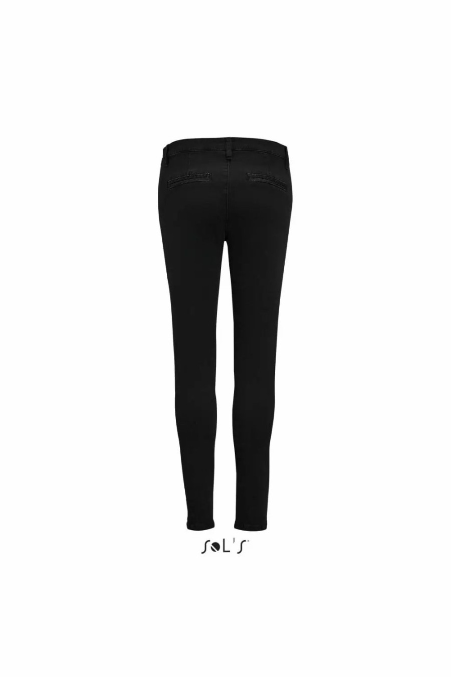 Bottoms * | Sols Womens/Ladies Jules Chino Trousers ( ) Black