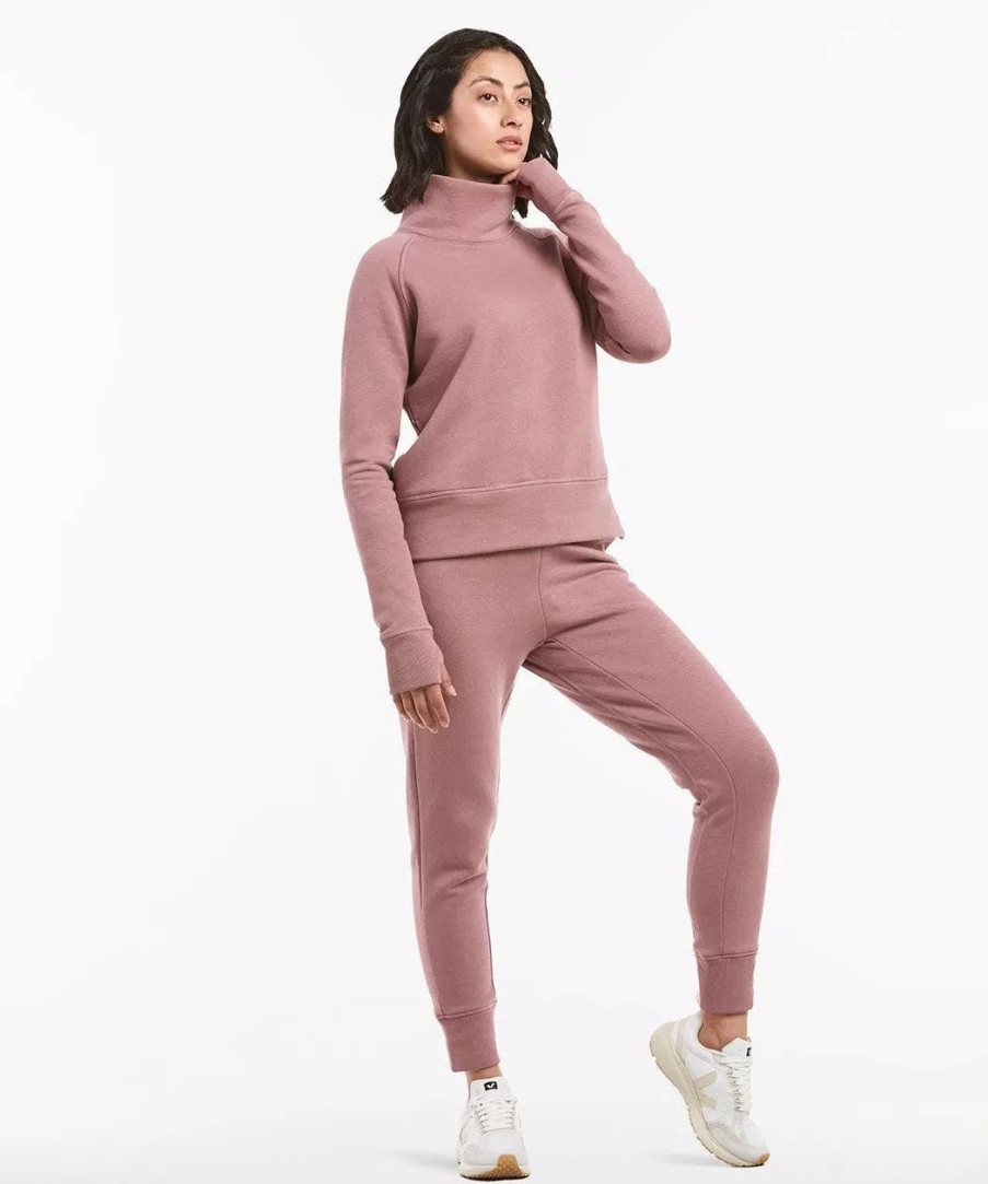 Sweatshirts & Sweaters * | Public Rec Luxe Fleece Pullover | Women'S Mauve