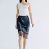 Skirts * | Lahive Hematite Bias Skirt Black