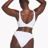 Swimwear * | Vitamin A Sienna High Waist White Ecorib