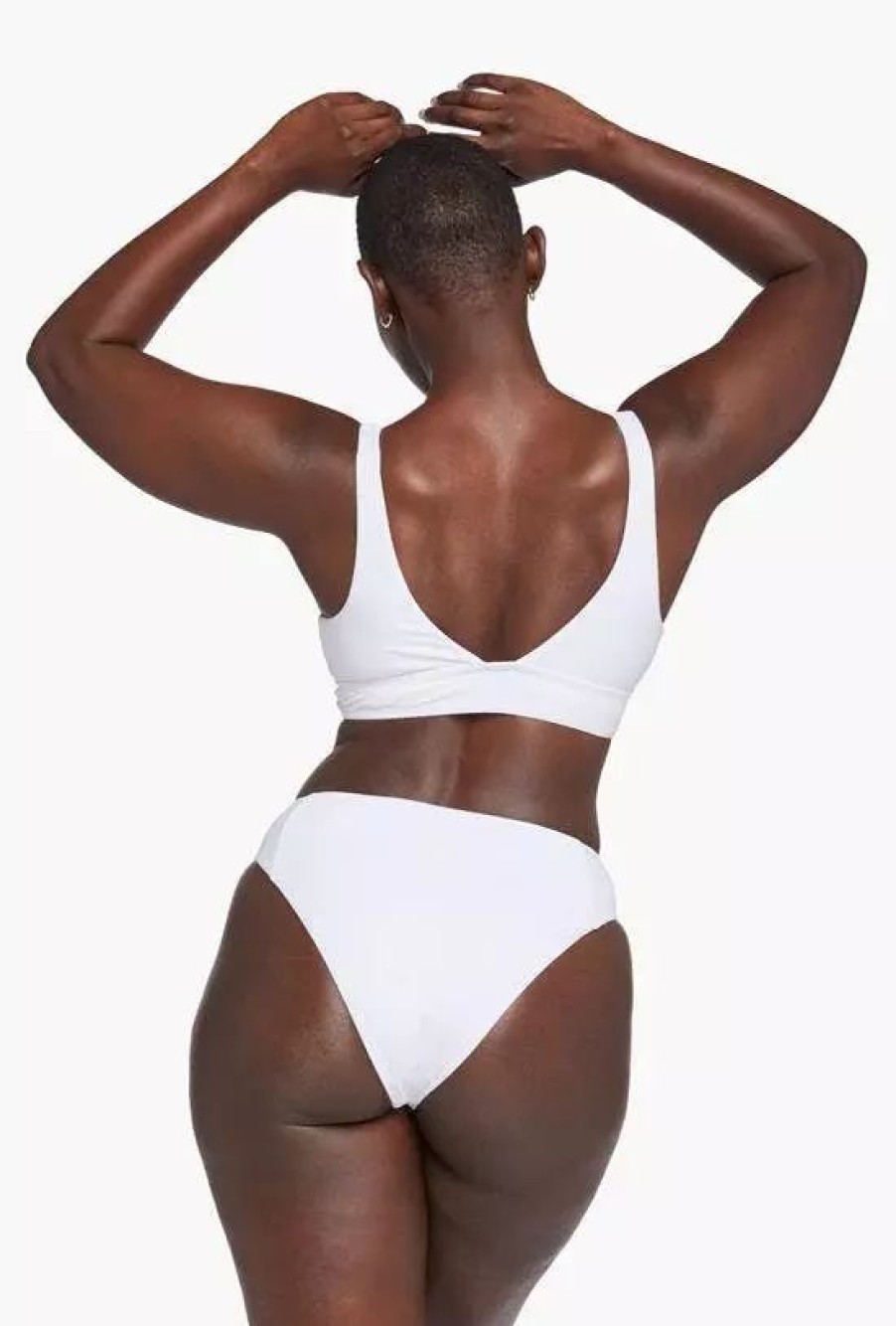 Swimwear * | Vitamin A Sienna High Waist White Ecorib