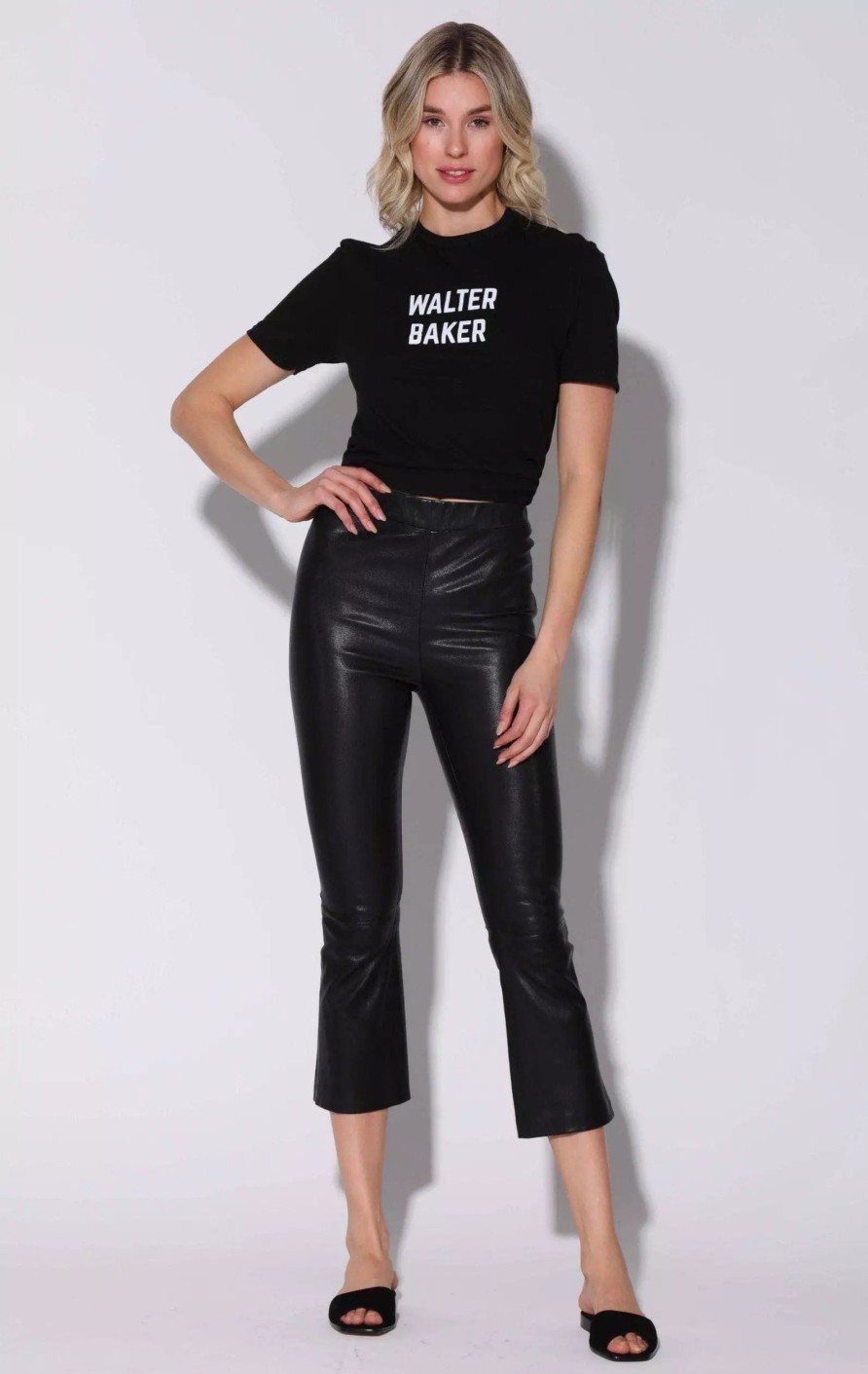 Bottoms * | Walter Baker Lori Pant, Black