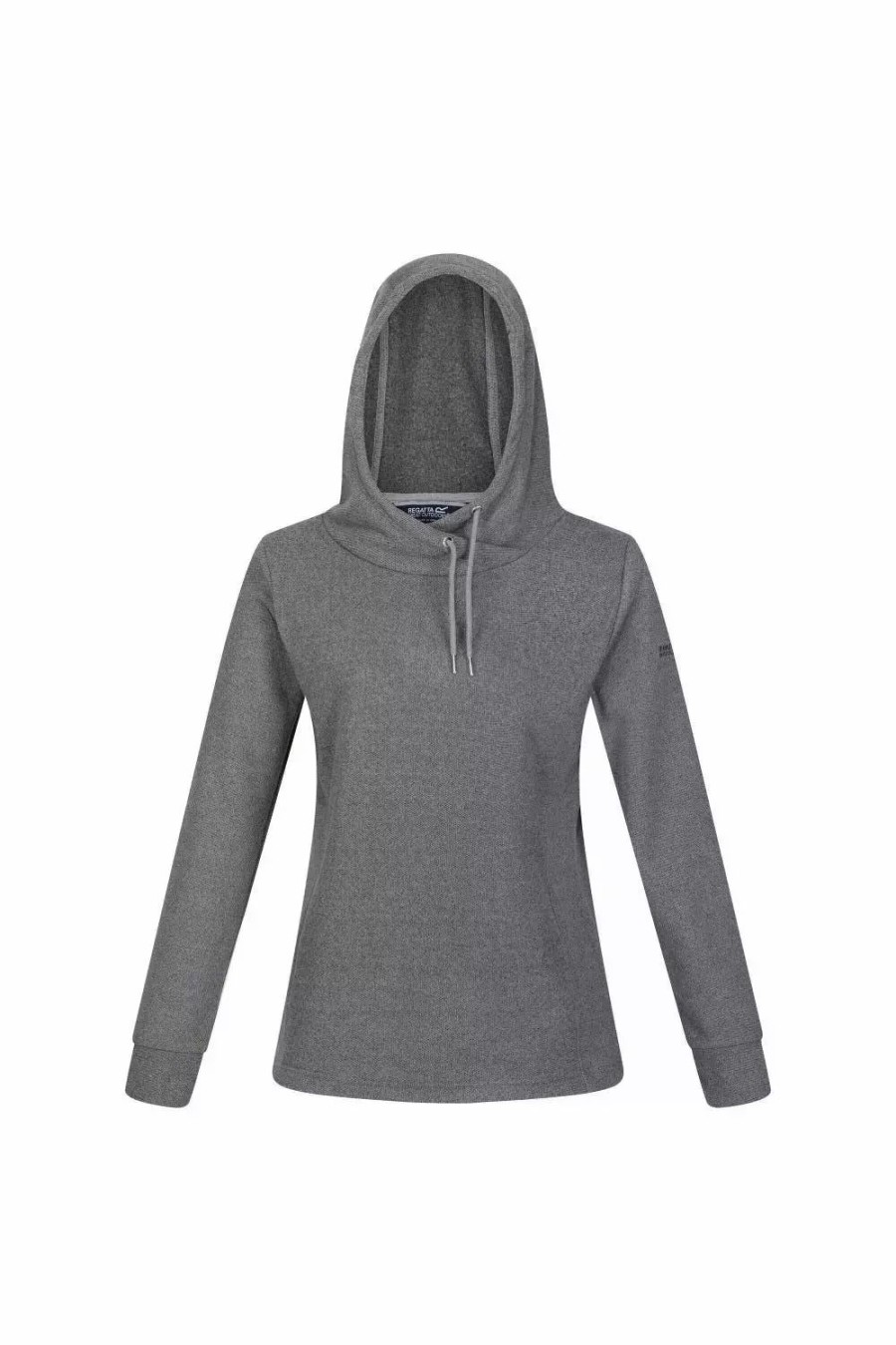 Sweatshirts & Sweaters * | Regatta Womens Kizmit Ii Marl Hoodie Storm Grey