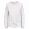 Sweatshirts & Sweaters * | Trespass Womens/Ladies Gretta Marl Round Neck Sweatshirt Pale Grey