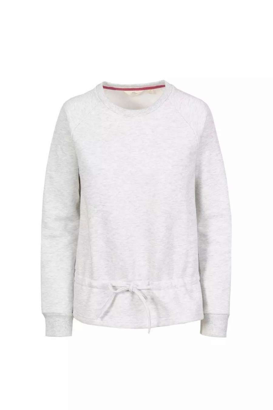 Sweatshirts & Sweaters * | Trespass Womens/Ladies Gretta Marl Round Neck Sweatshirt Pale Grey