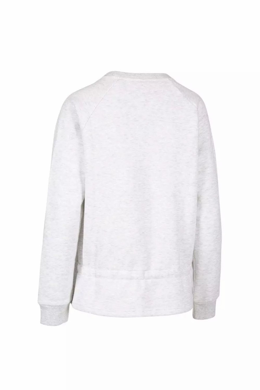 Sweatshirts & Sweaters * | Trespass Womens/Ladies Gretta Marl Round Neck Sweatshirt Pale Grey