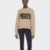 Sweatshirts & Sweaters * | Anine Bing Kendrick Sweater University Paris Light Camel