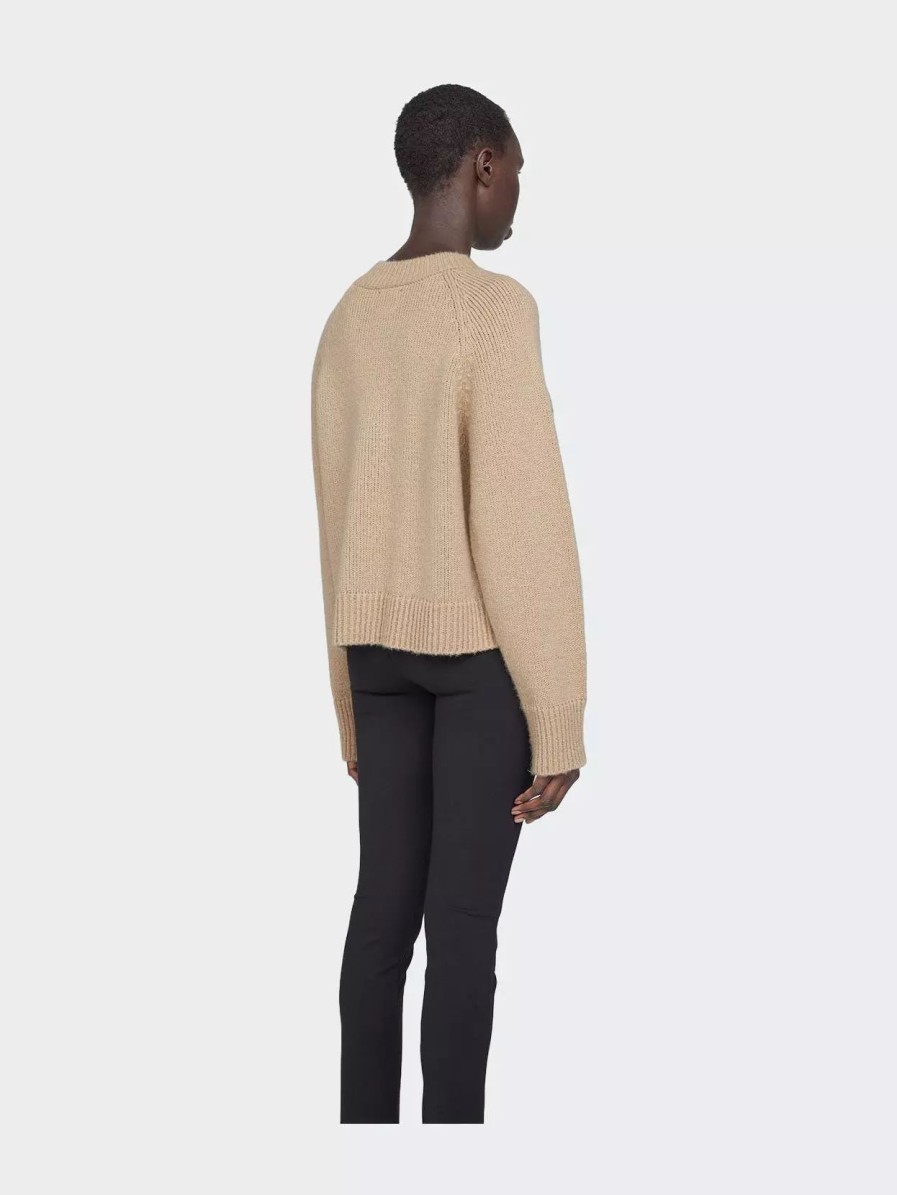 Sweatshirts & Sweaters * | Anine Bing Kendrick Sweater University Paris Light Camel