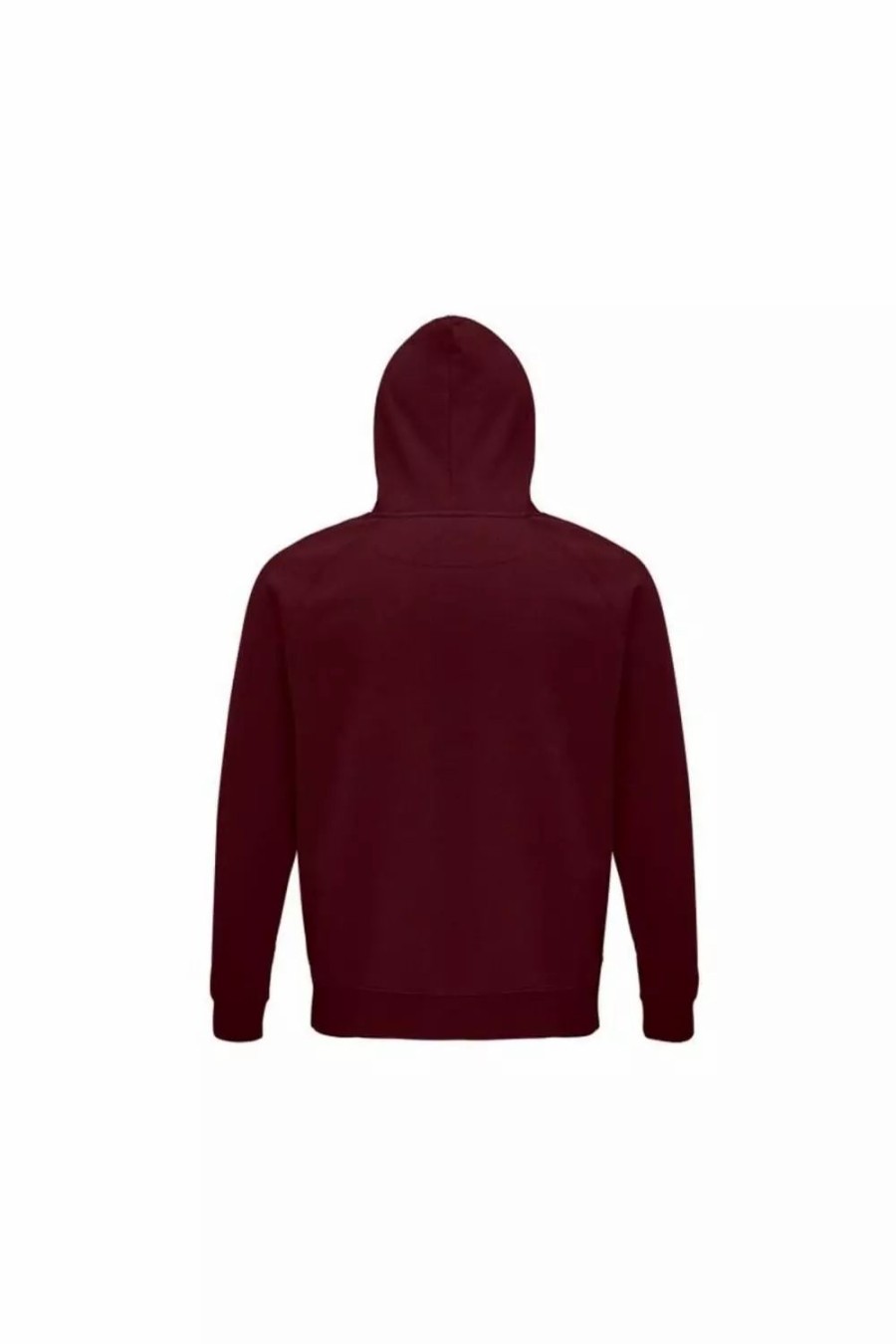 Sweatshirts & Sweaters * | Sols Unisex Adult Stellar Organic Hoodie ( ) Burgundy