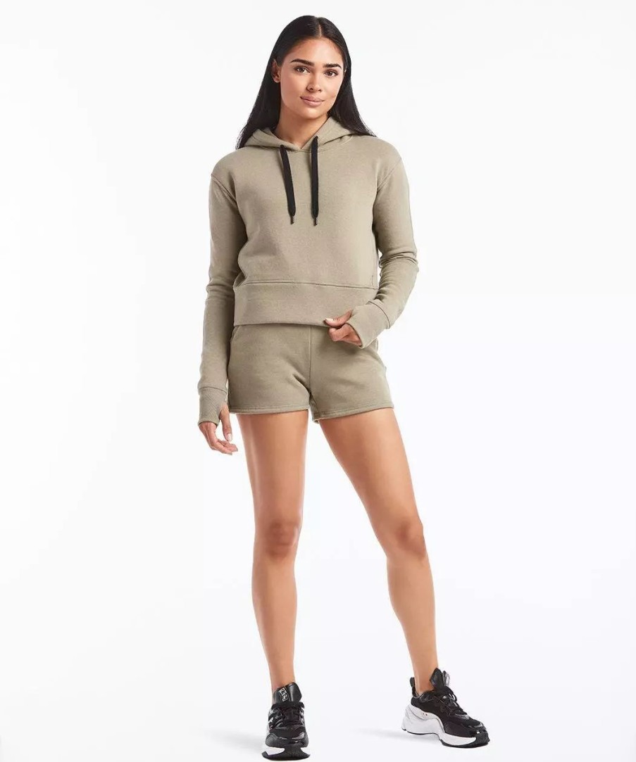 Bottoms * | Public Rec Luxe Fleece Short | Women'S Sage