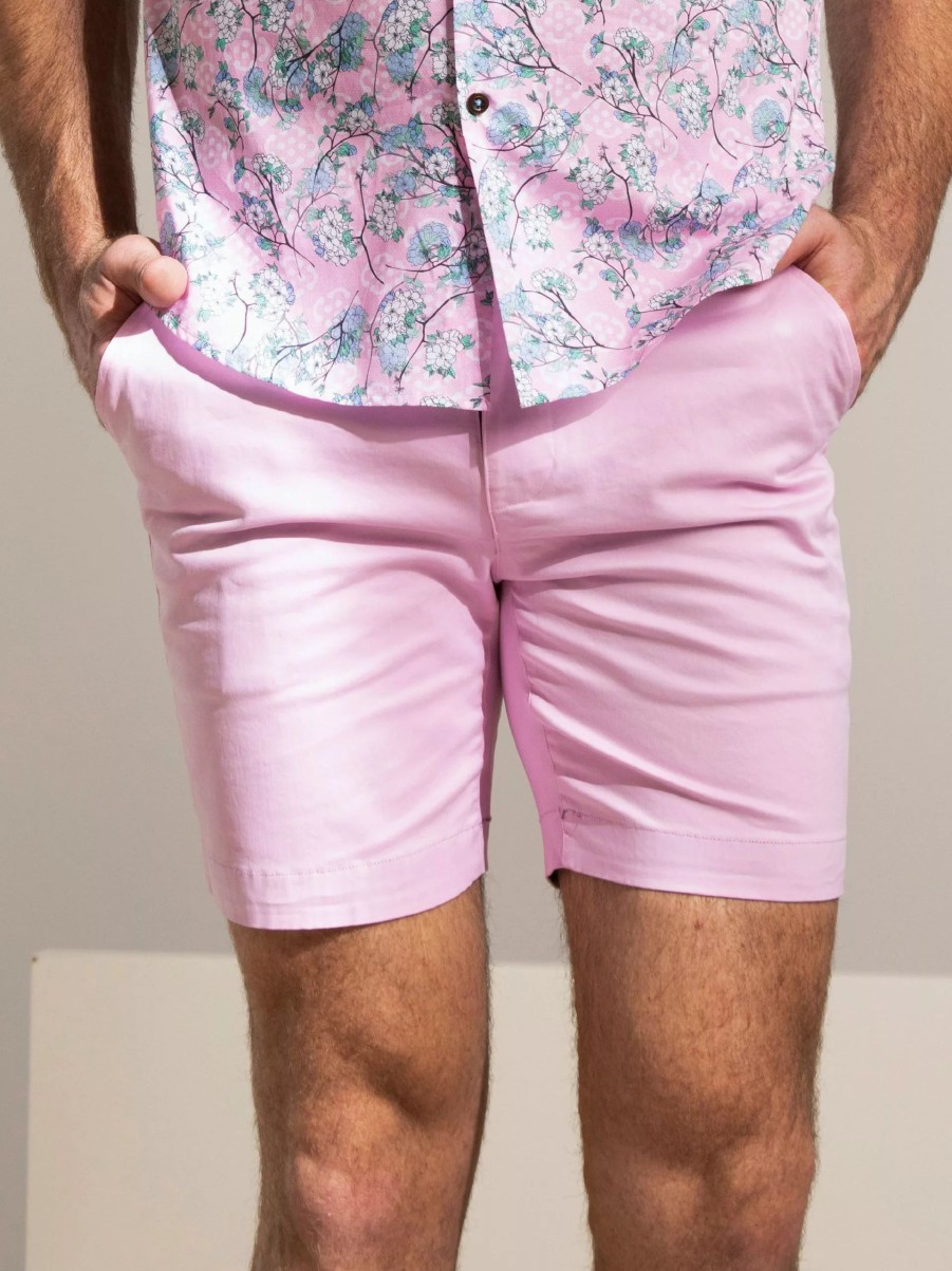 Bottoms * | Lords Of Harlech Of Harlech John Lux Shorts Pink