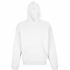 Sweatshirts & Sweaters * | Sols Unisex Adult Connor Organic Oversized Hoodie White