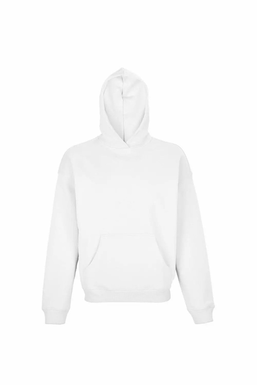 Sweatshirts & Sweaters * | Sols Unisex Adult Connor Organic Oversized Hoodie White