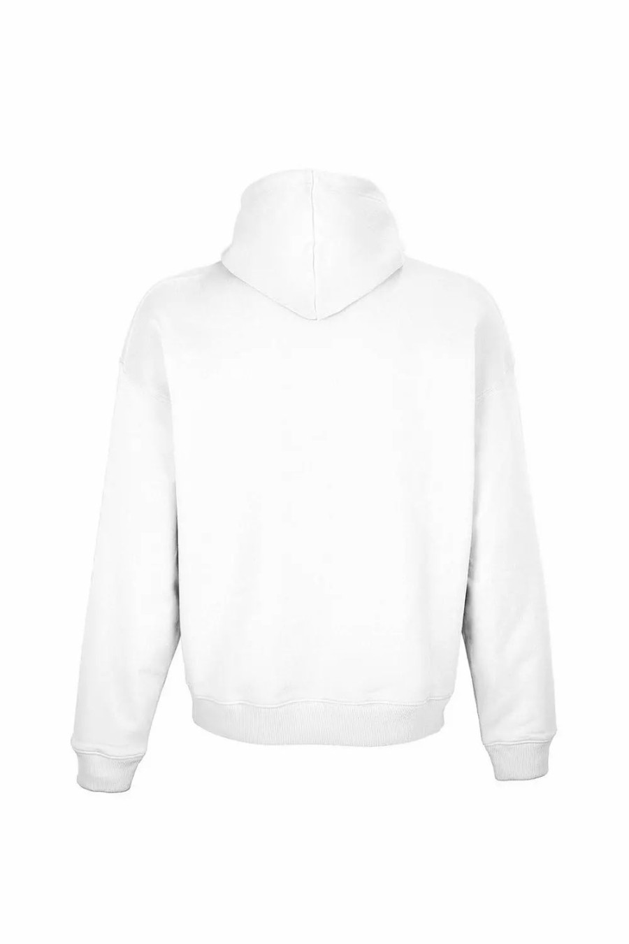 Sweatshirts & Sweaters * | Sols Unisex Adult Connor Organic Oversized Hoodie White