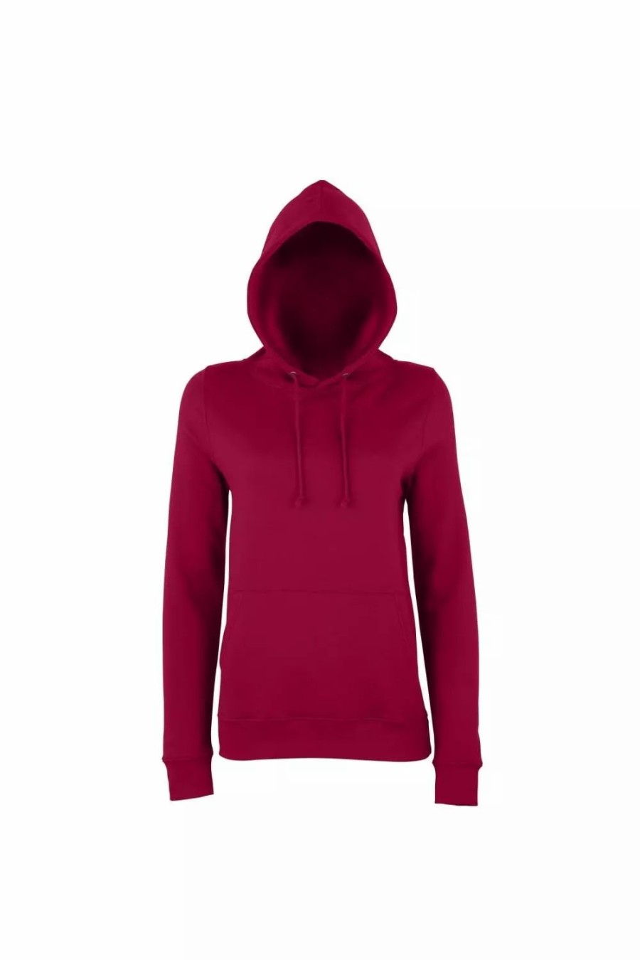 Sweatshirts & Sweaters * | Awdis Just Hoods Womens/Ladies Girlie College Pullover Hoodie ( ) Burgundy