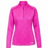 Sweatshirts & Sweaters * | Trespass Womens/Ladies Fairford Fleece Top ( ) Pink Glow Marl