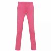 Bottoms * | Asquith & Fox Womens/Ladies Casual Chino Trousers ( ) Pink Carnation