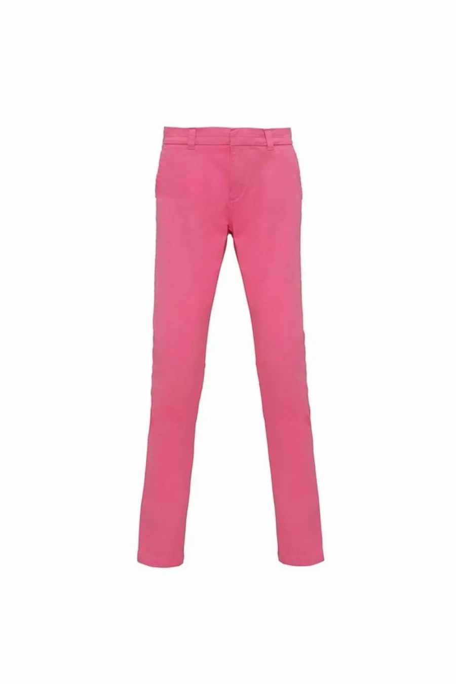 Bottoms * | Asquith & Fox Womens/Ladies Casual Chino Trousers ( ) Pink Carnation