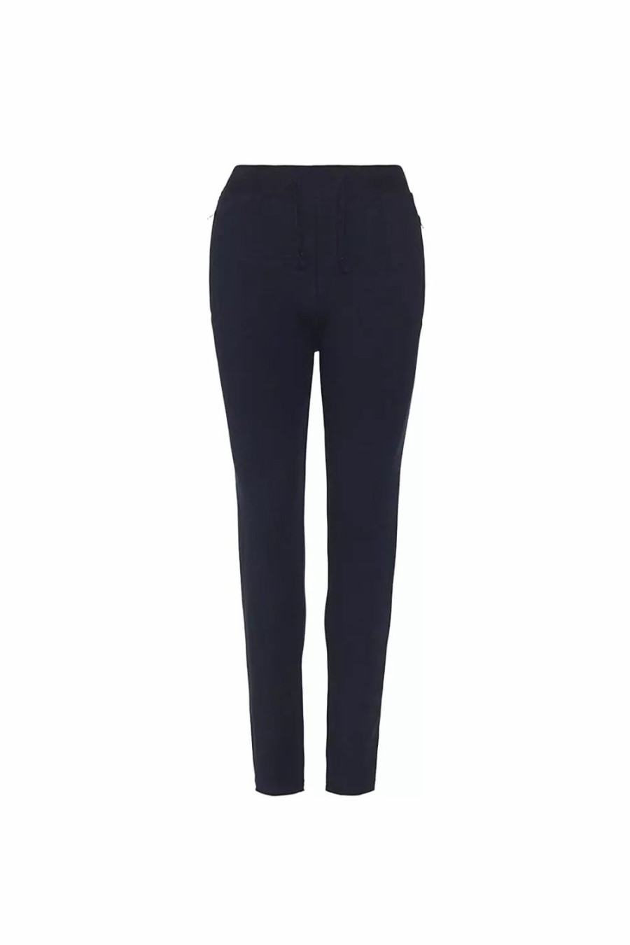 Bottoms * | Awdis Hoods Womens/Ladies Girlie Tapered Track Pants ( ) New French Navy