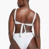 Swimwear * | Vitamin A Sienna High Waist Bottom White Oceanrib