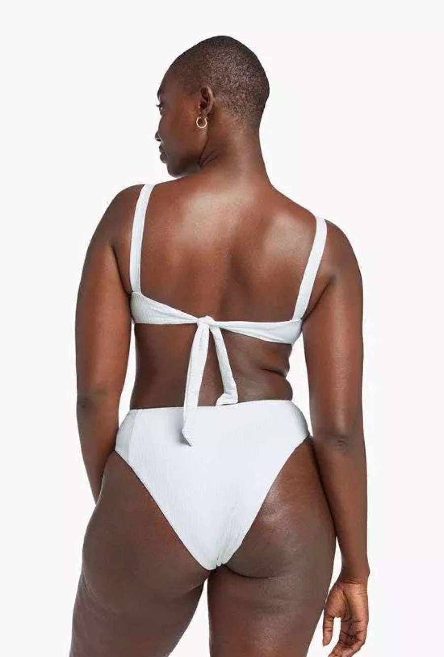 Swimwear * | Vitamin A Sienna High Waist Bottom White Oceanrib