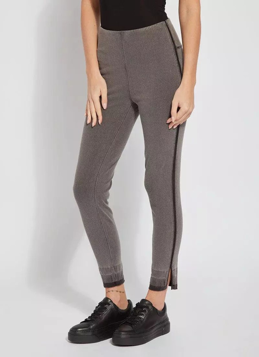 Bottoms * | Lysse Gradient Knit Legging Gradient Midgrey