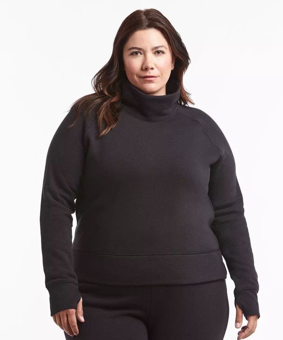 Sweatshirts & Sweaters * | Public Rec Luxe Fleece Pullover | Women'S Black