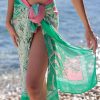 Swimwear * | Shiraleah Belize Pareo Green