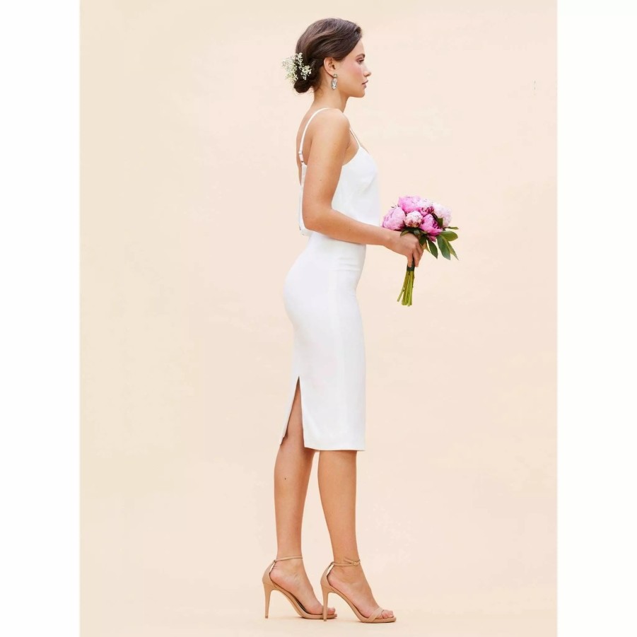 Dresses * | Dress The Population Alondra Dress Off White