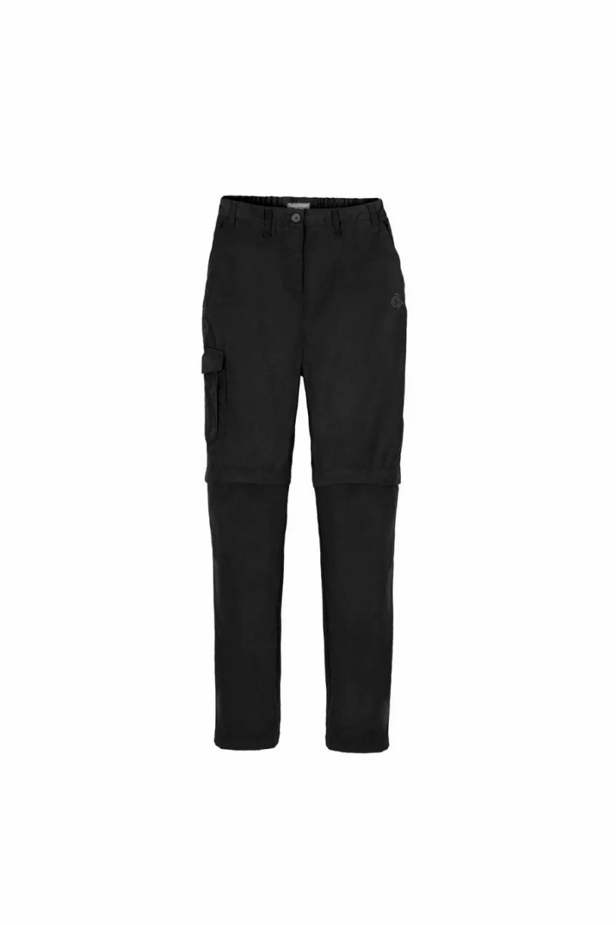 Bottoms * | Craghoppers Womens/Ladies Expert Kiwi Convertible Pants Black