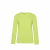 Sweatshirts & Sweaters * | B&C B&C Womens/Ladies Organic Sweatshirt ( ) Lime Green