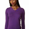 Sweatshirts & Sweaters * | Asquith & Fox Womens/Ladies V-Neck Sweater Purple Heather