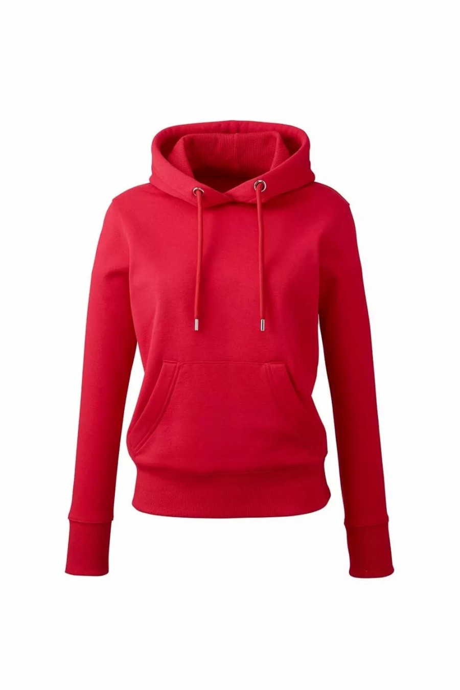 Sweatshirts & Sweaters * | Anthem Womens/Ladies Organic Hoodie ( ) Red