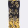 Bottoms * | White Mark Floral Paisley Printed Palazzo Pants