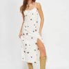 Dresses * | Emory Park Hannah Midi Dress Off-White